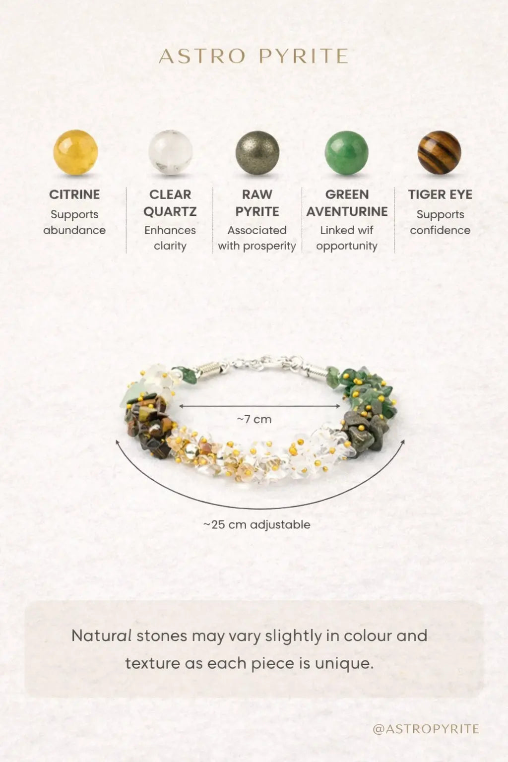 Dhan Yog Chips Bracelet + Raw Selenite Plate