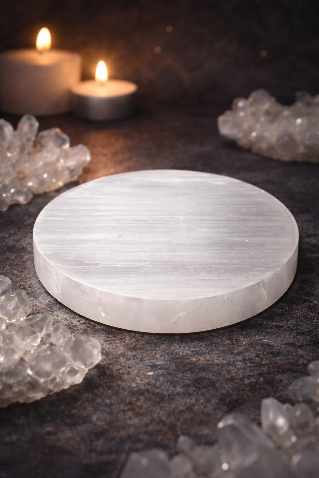 Raw Selenite Plate by Astro Pyrite