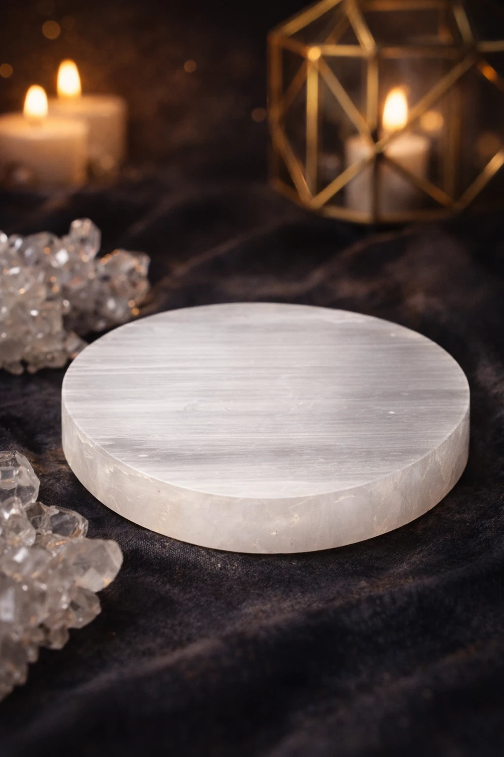 Raw Selenite Plate by Astro Pyrite