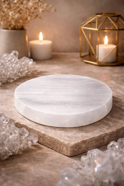Raw Selenite Plate by Astro Pyrite
