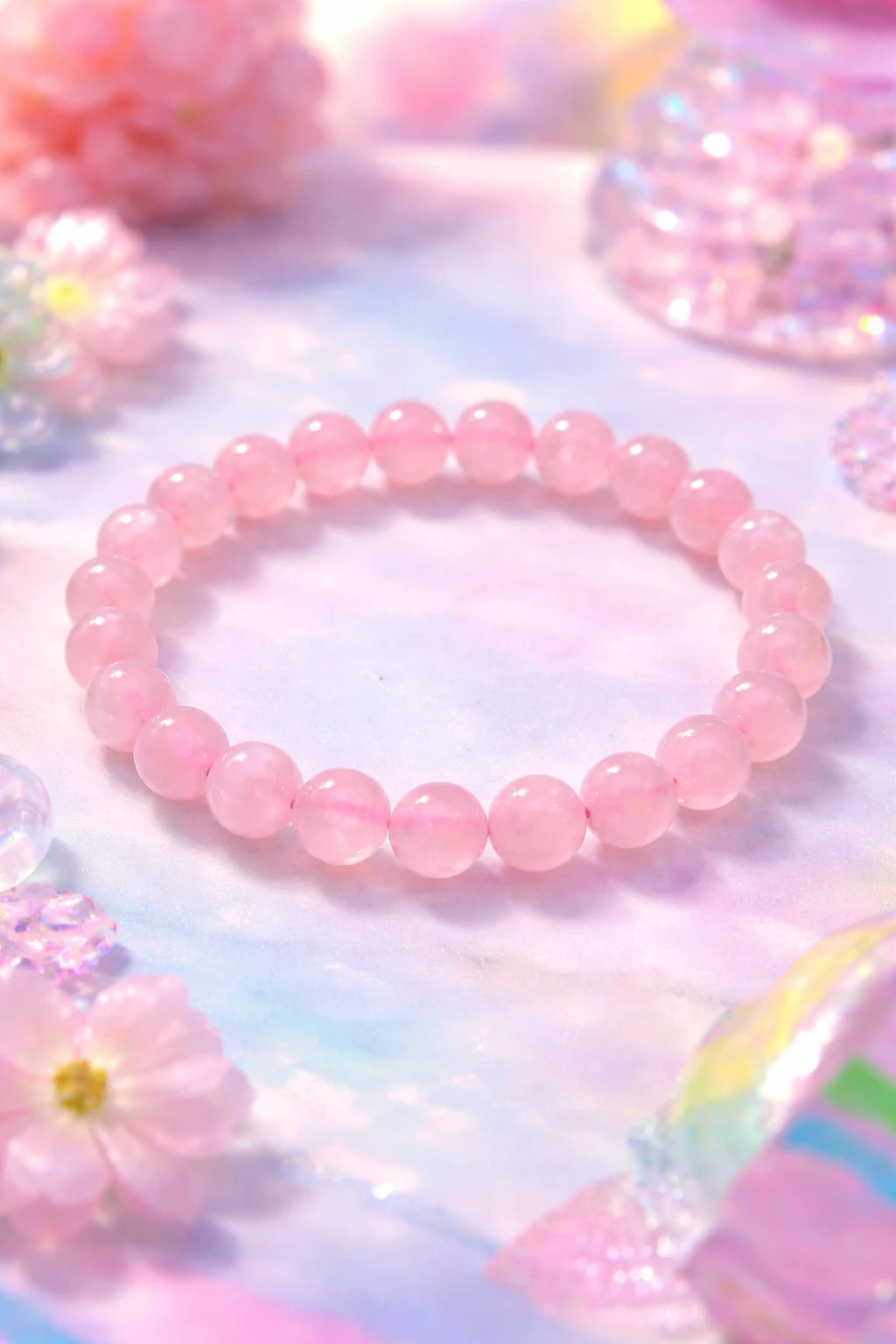 Rose Quartz Bracelet by Astro Pyrite